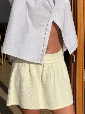 DJERF AVENUE Amorini Skirt cream size small